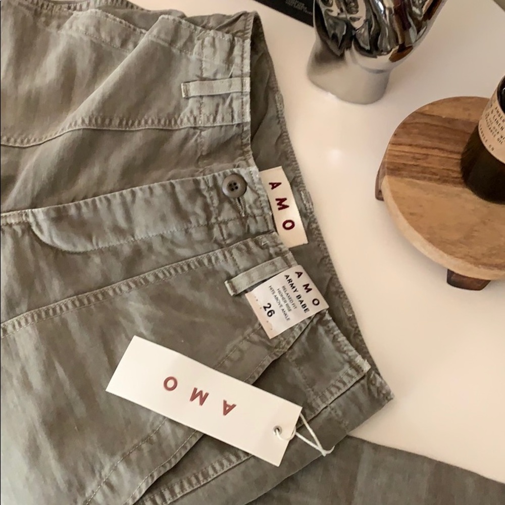 Amo army babe faded green wash brand new 26